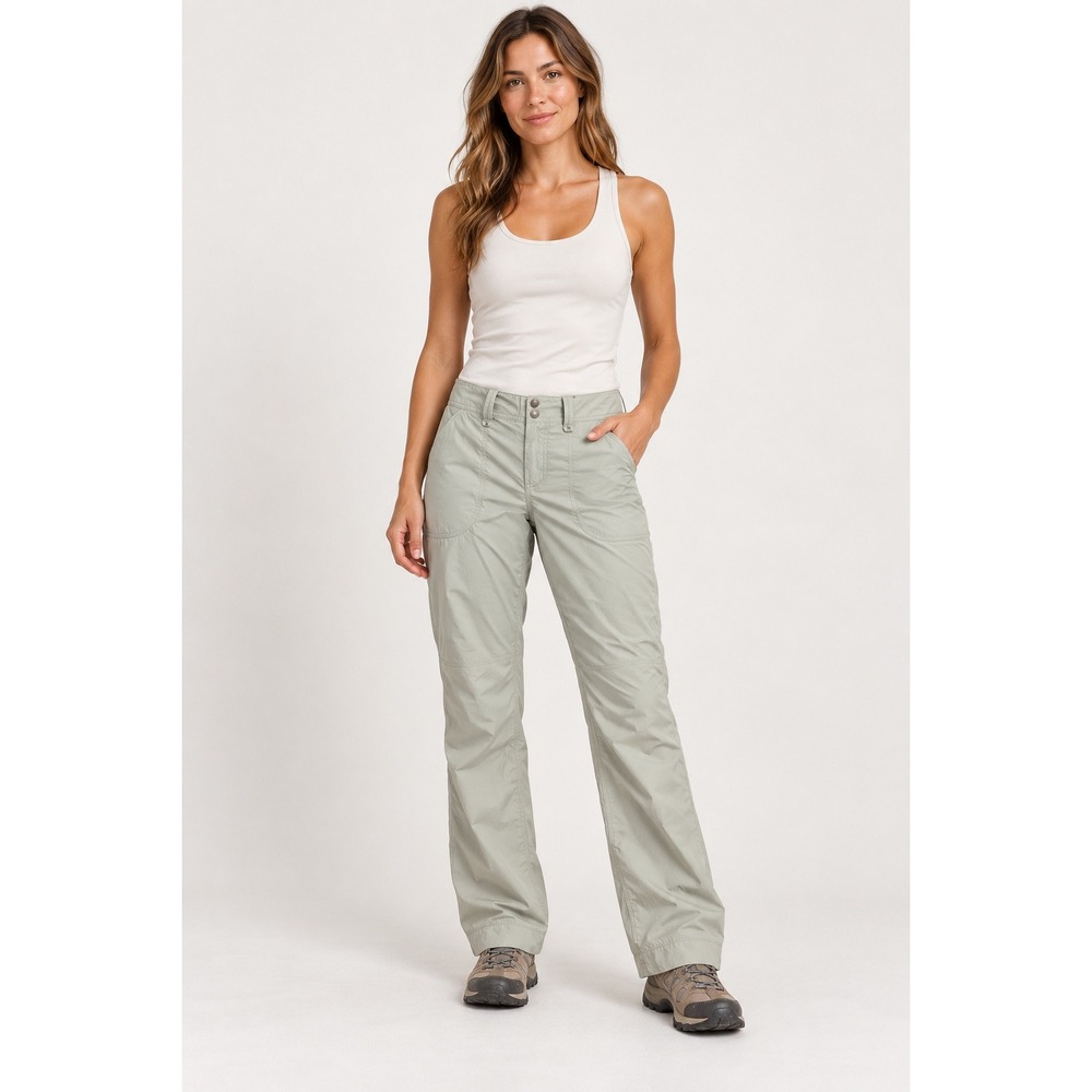 Arc'teryx Hiking Pants Womens Size 10 Sage Green Straight Leg Technical Outdoor